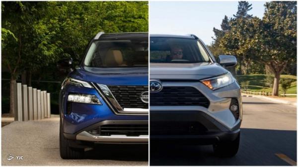مقایسه نیسان روگ 2021 با تویوتا 2021 RAV4 مقایسه نیسان روگ 2021 با تویوتا 2021 RAV4