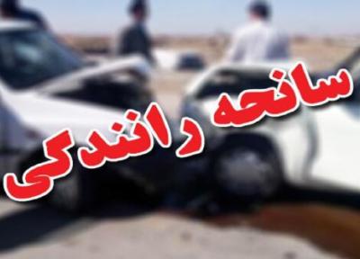 9 مصدوم در حادثه رانندگی در قزوین